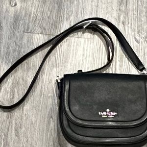 Kate Spade Black Crossbody Adjustable Purse